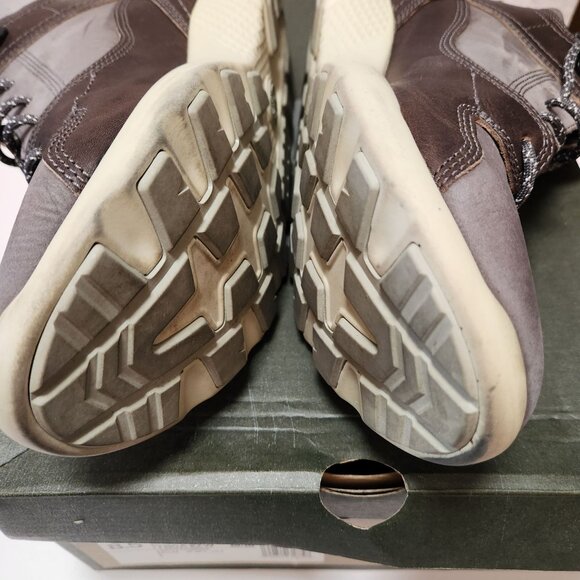 Timberland FlyRoam Boot Sneakers Mens 8.5 Brown Leather Chukka Lace-up Pre-owned - Picture 6 of 16